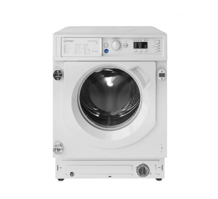 Integrated washing machine appliance illustration with door closed