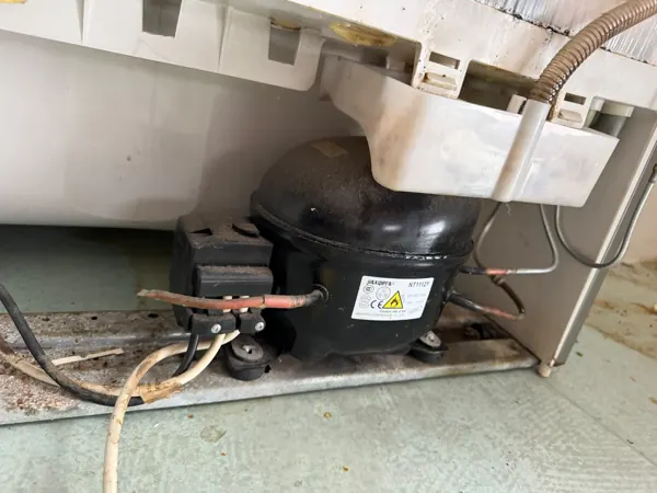 Refrigerator compressor assembly — LCDA repair visit